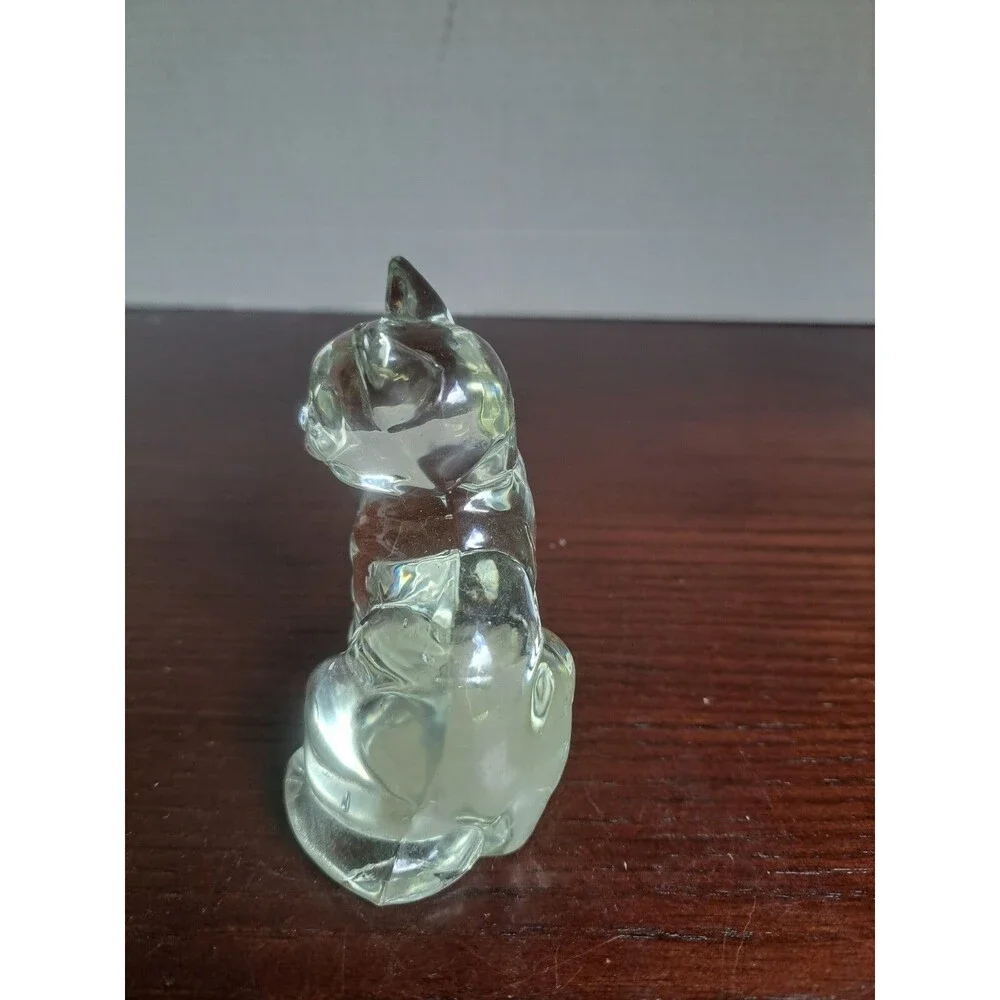 Fenton Like Crystal Cat